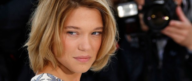 Cast member Lea Seydoux poses during a photocall for the film 'Grand Central' at the 66th Cannes Film Festival in Cannes