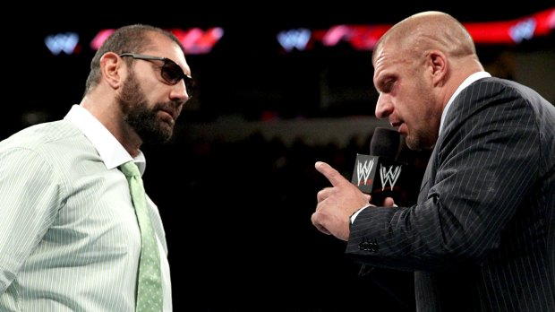 Batista & Triple H | Photo credit: WWE