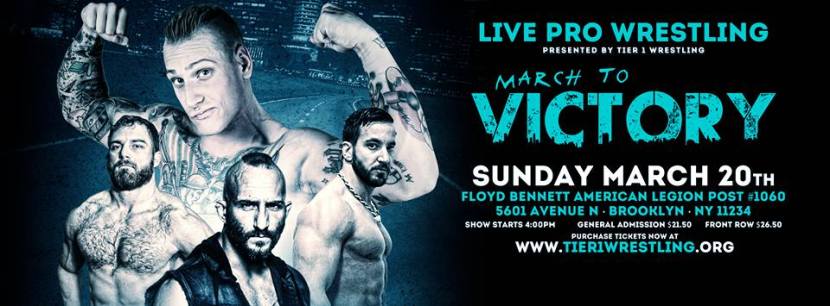 Featuring: (Left, Top, Bottom, & Right) Timothy Thatcher, RudeBoy Riley, Tommaso Ciampa, & Tony Nese | Credit: Tier 1 Wrestling